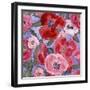 Poppies pattern- light-Carissa Luminess-Framed Giclee Print