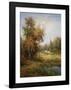 Poppies Pond-Hulsey-Framed Art Print