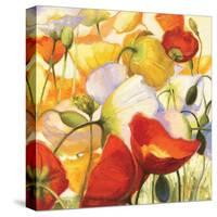 Poppies Up Close-Shirley Novak-Stretched Canvas