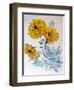 POPPIES watercolour-Linda Arthurs-Framed Giclee Print