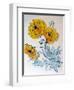 POPPIES watercolour-Linda Arthurs-Framed Giclee Print