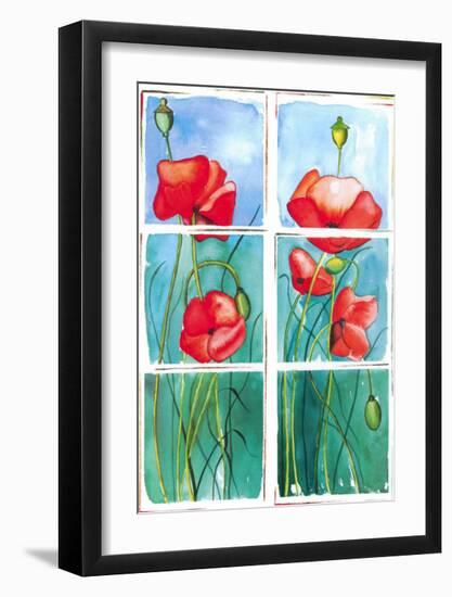 Poppies-P^ Sonja-Framed Art Print