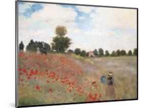 Poppies-Claude Monet-Mounted Art Print