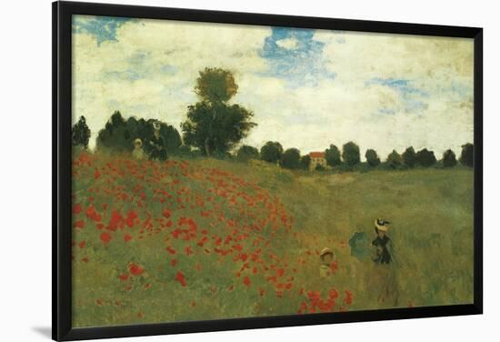 Poppies-Claude Monet-Lamina Framed Poster