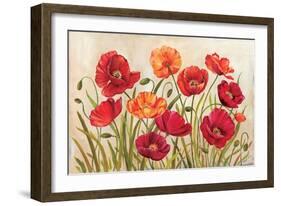 Poppies-Kimberly Poloson-Framed Art Print