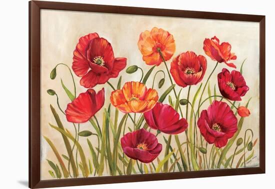 Poppies-Kimberly Poloson-Framed Art Print