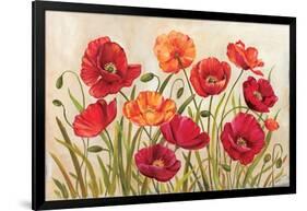 Poppies-Kimberly Poloson-Framed Art Print