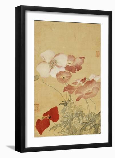 Poppies-Yun Shouping-Framed Giclee Print