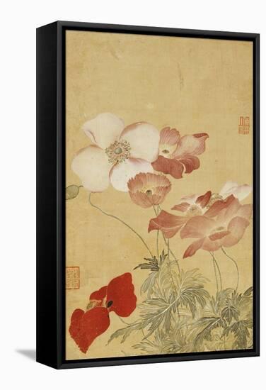 Poppies-Yun Shouping-Framed Stretched Canvas