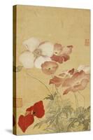 Poppies-Yun Shouping-Stretched Canvas
