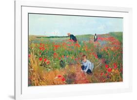 Poppies-Mary Cassatt-Framed Art Print