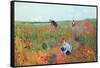 Poppies-Mary Cassatt-Framed Stretched Canvas