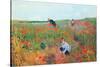 Poppies-Mary Cassatt-Stretched Canvas