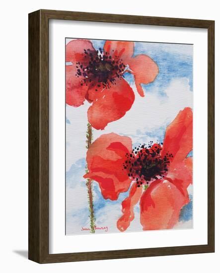 Poppies-Joan Thewsey-Framed Giclee Print