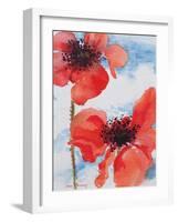 Poppies-Joan Thewsey-Framed Giclee Print