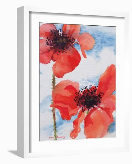 Poppies-Joan Thewsey-Framed Giclee Print