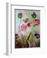 Poppies-jocasta shakespeare-Framed Giclee Print