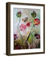 Poppies-jocasta shakespeare-Framed Giclee Print