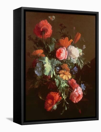 Poppies-Elias Van Den Broeck-Framed Stretched Canvas