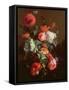 Poppies-Elias Van Den Broeck-Framed Stretched Canvas