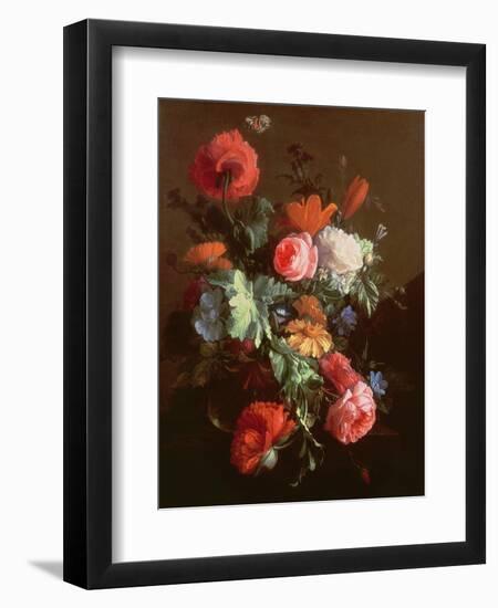 Poppies-Elias Van Den Broeck-Framed Premium Giclee Print