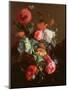 Poppies-Elias Van Den Broeck-Mounted Premium Giclee Print