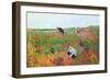 Poppies-Mary Cassatt-Framed Art Print