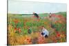 Poppies-Mary Cassatt-Stretched Canvas