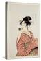 Poppin O Fuku Onna-Utamaro-Stretched Canvas