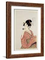 Poppin O Fuku Onna-Utamaro-Framed Giclee Print