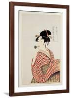 Poppin O Fuku Onna-Utamaro-Framed Giclee Print