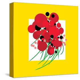 Poppin' Poppies-null-Stretched Canvas