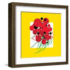 Poppin' Poppies-null-Framed Art Print