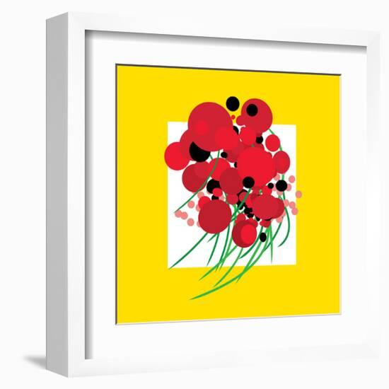 Poppin' Poppies-null-Framed Art Print