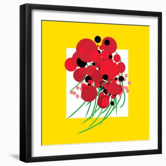 Poppin' Poppies-null-Framed Art Print