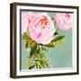 Popping Peonies III-Victoria Barnes-Framed Art Print