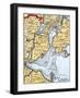 Popple's Map of New York City and the Surrounding Area, 1733-null-Framed Giclee Print