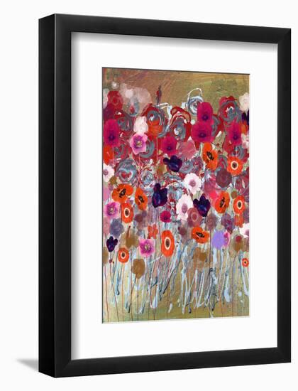 Poppy and Anemone-Claire Westwood-Framed Premium Giclee Print