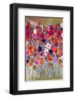 Poppy and Anemone-Claire Westwood-Framed Premium Giclee Print