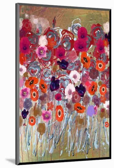 Poppy and Anemone-Claire Westwood-Mounted Premium Giclee Print