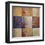 Poppy and Fern Nine Patch-Don Li-Leger-Framed Giclee Print