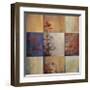 Poppy and Fern Nine Patch-Don Li-Leger-Framed Giclee Print