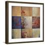 Poppy and Fern Nine Patch-Don Li-Leger-Framed Giclee Print