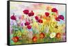 Poppy Art 2-Ata Alishahi-Framed Stretched Canvas