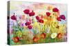 Poppy Art 2-Ata Alishahi-Stretched Canvas