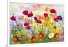 Poppy Art 2-Ata Alishahi-Framed Giclee Print