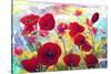 Poppy Art-Ata Alishahi-Stretched Canvas