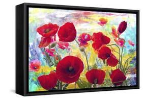 Poppy Art-Ata Alishahi-Framed Stretched Canvas