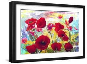 Poppy Art-Ata Alishahi-Framed Giclee Print