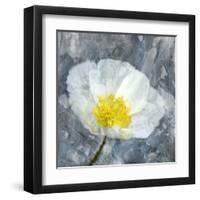 Poppy Blues 1-Ann Bailey-Framed Art Print